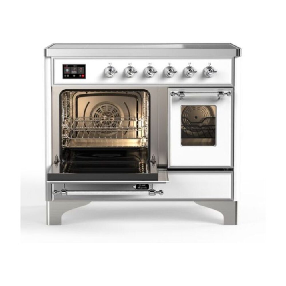 ILVE_UMDI10NS3WHC_Majestic_II_40"_Induction_Range_oven_opened