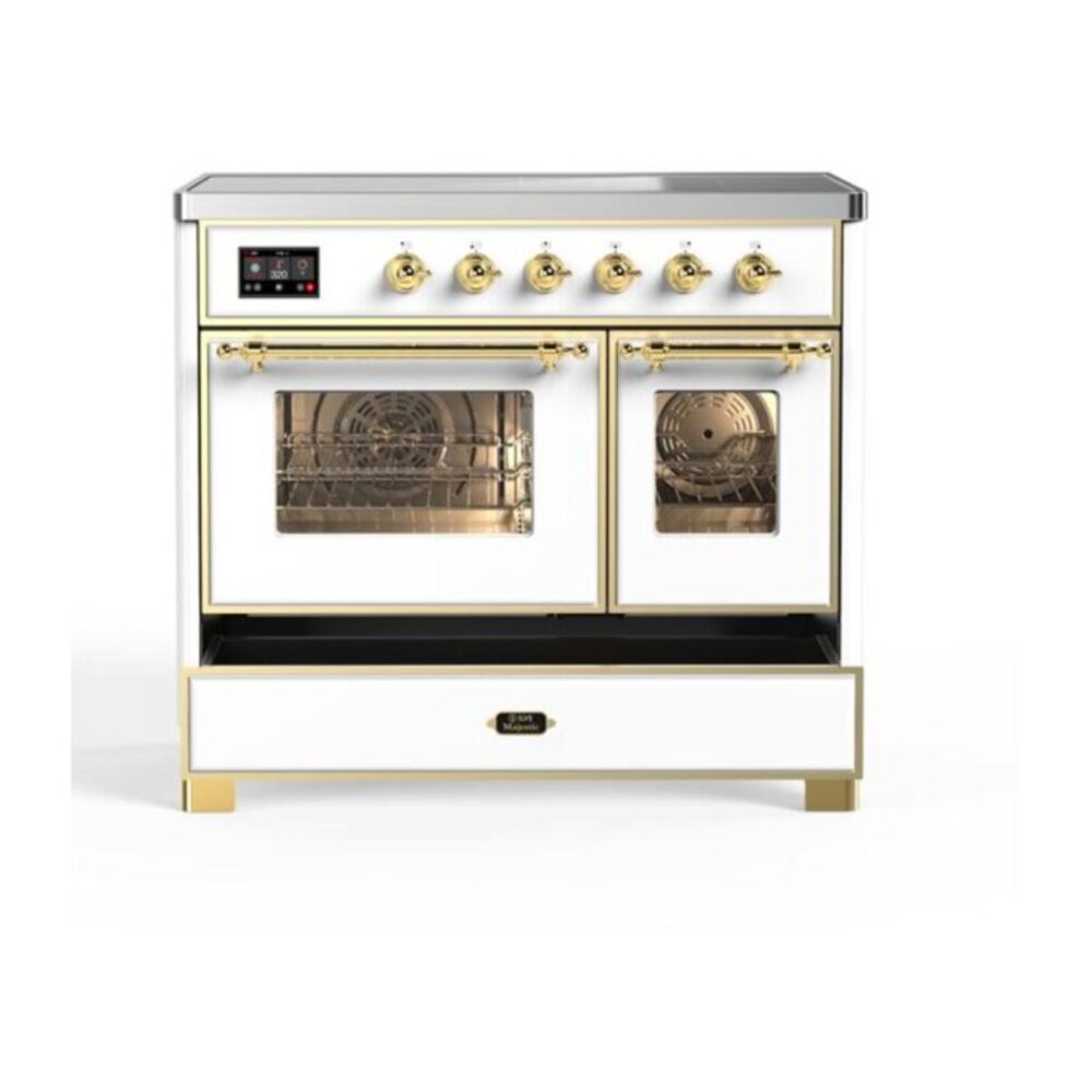 ILVE UMDI10F Majestic II 40 inch Induction Range with 6 Elements, Booster Function, Bridge Control, Residual Heat Indicator