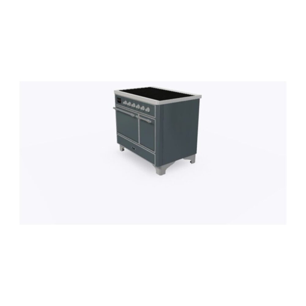 ILVE_UMDI10QNS3BGC_Majestic_II_40"_Induction_Range_Right_Angle