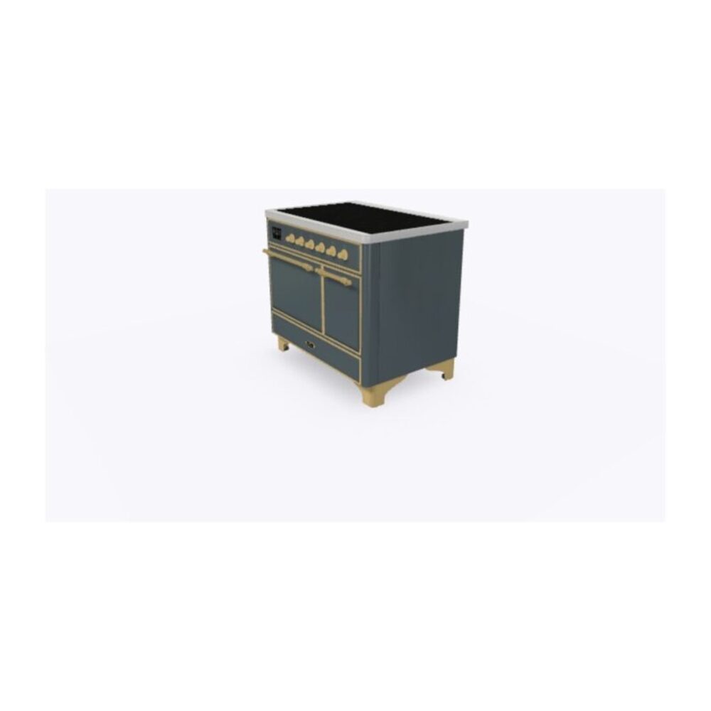 ILVE_UMDI10QNS3BGG_Majestic_II_40"_Induction_Range_Right_Angle