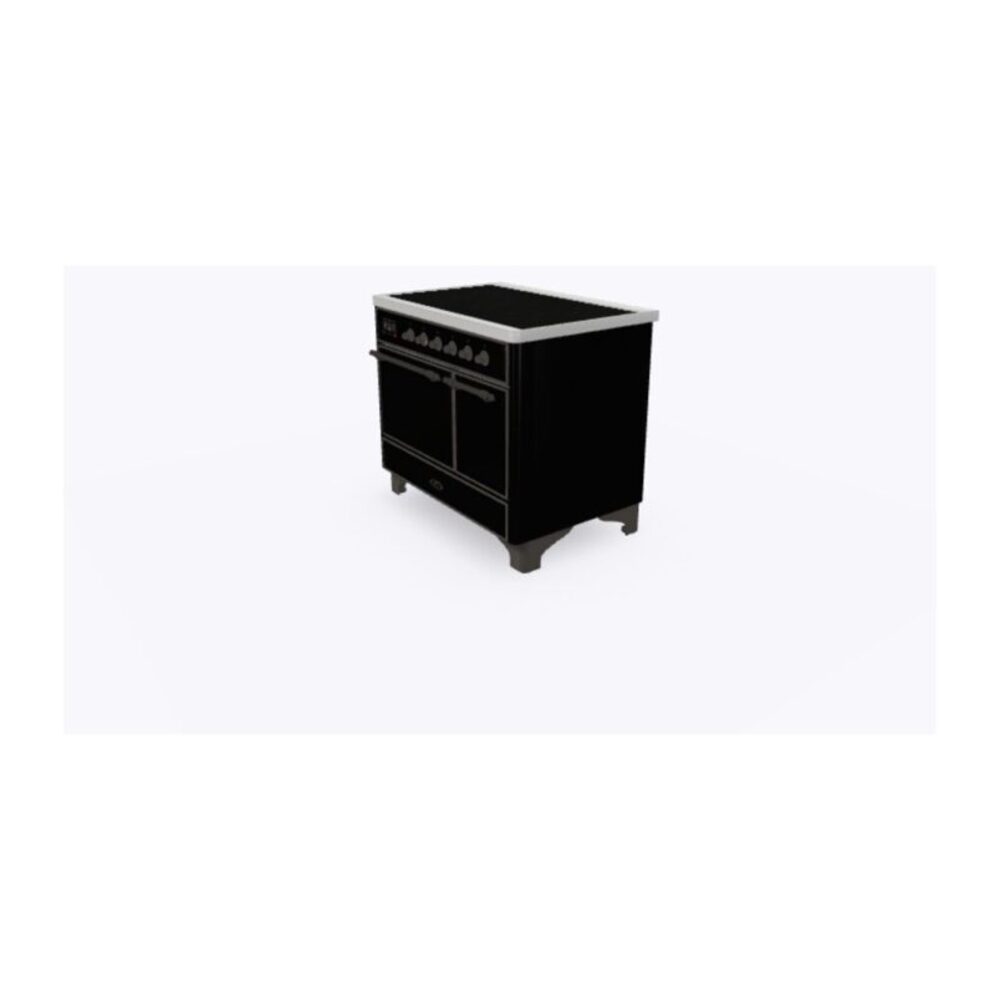 ILVE_UMDI10QNS3BKB_Majestic_II_40"_Induction_Range_Right_Angle