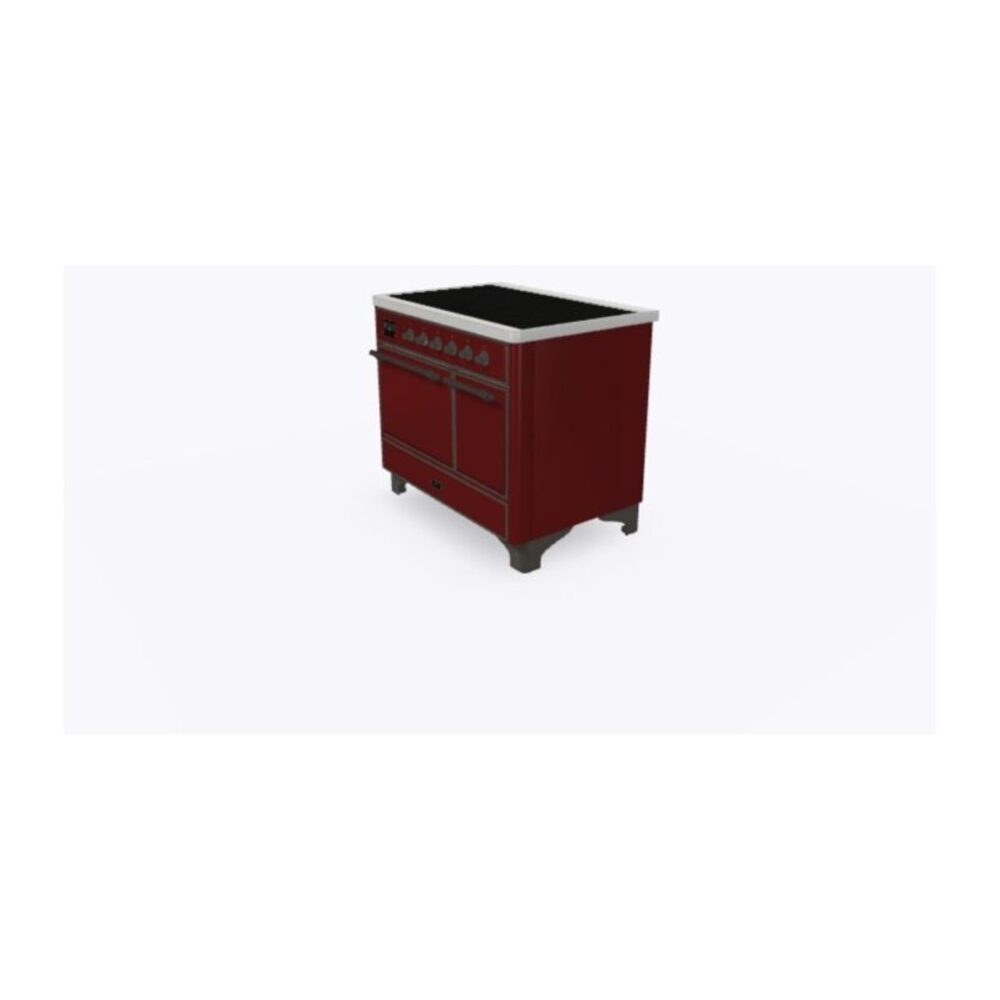 ILVE_UMDI10QNS3BUB_Majestic_II_40"_Induction_Range_Right_Angle