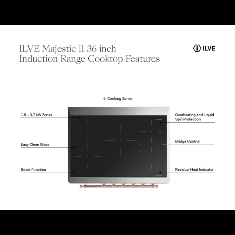 UMDI10QNS3MBC - Cooktop features
