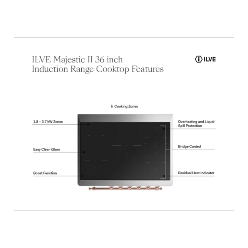 UMDI10QNS3MGG - Cooktop features