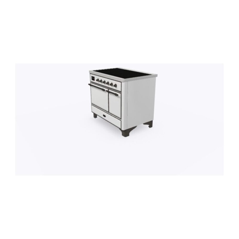 ILVE_UMDI10QNS3WHB_Majestic_II_40"_Induction_Range_Right_Angle