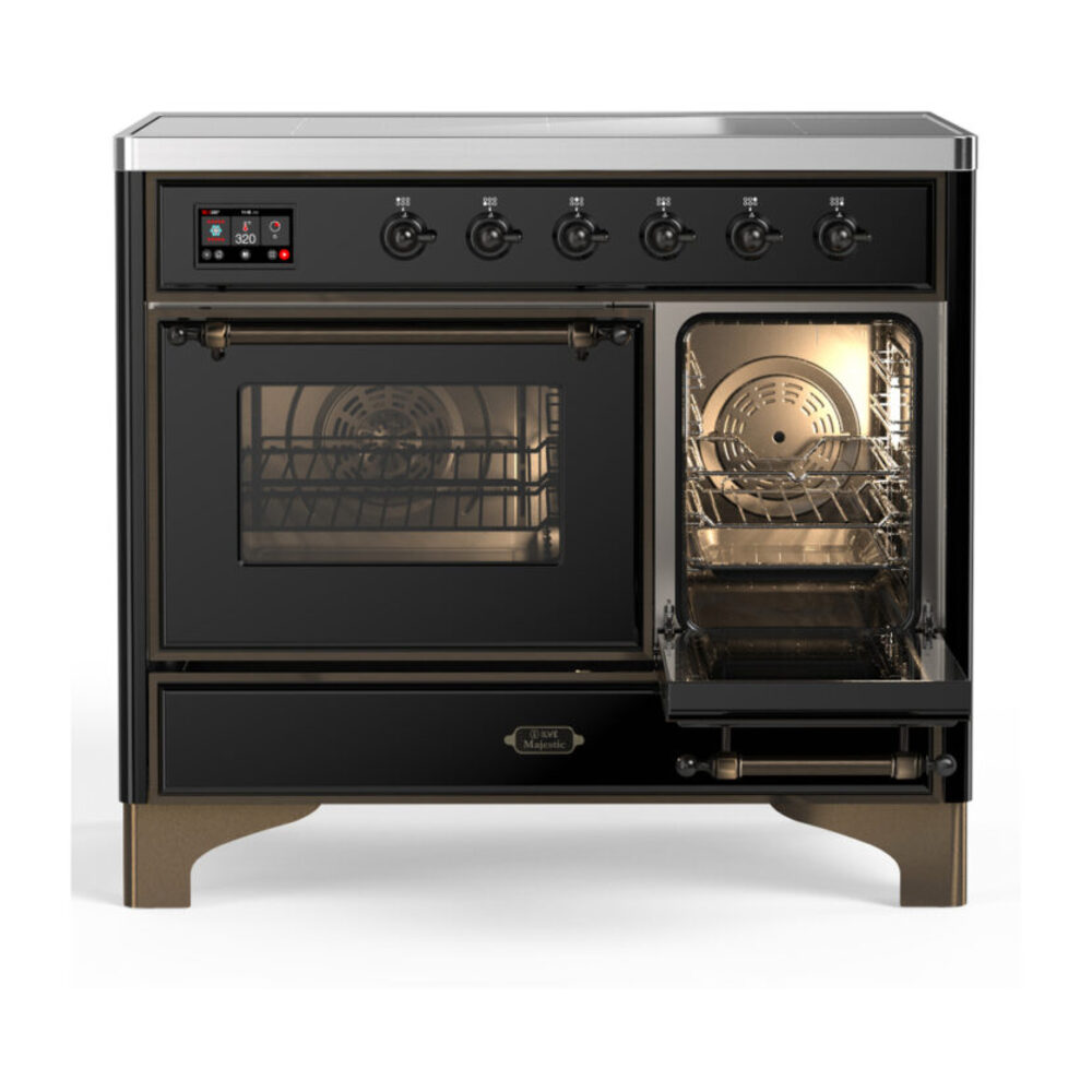 ILVE-UMDIB40NR3BKB-Secondary Oven Open View