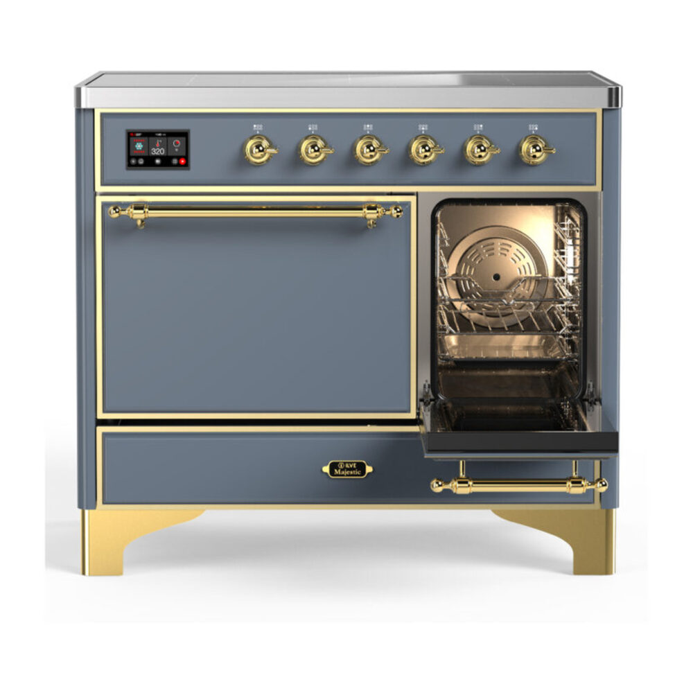 ILVE-UMDIB40QNR3BGG-Secondary Oven Open View