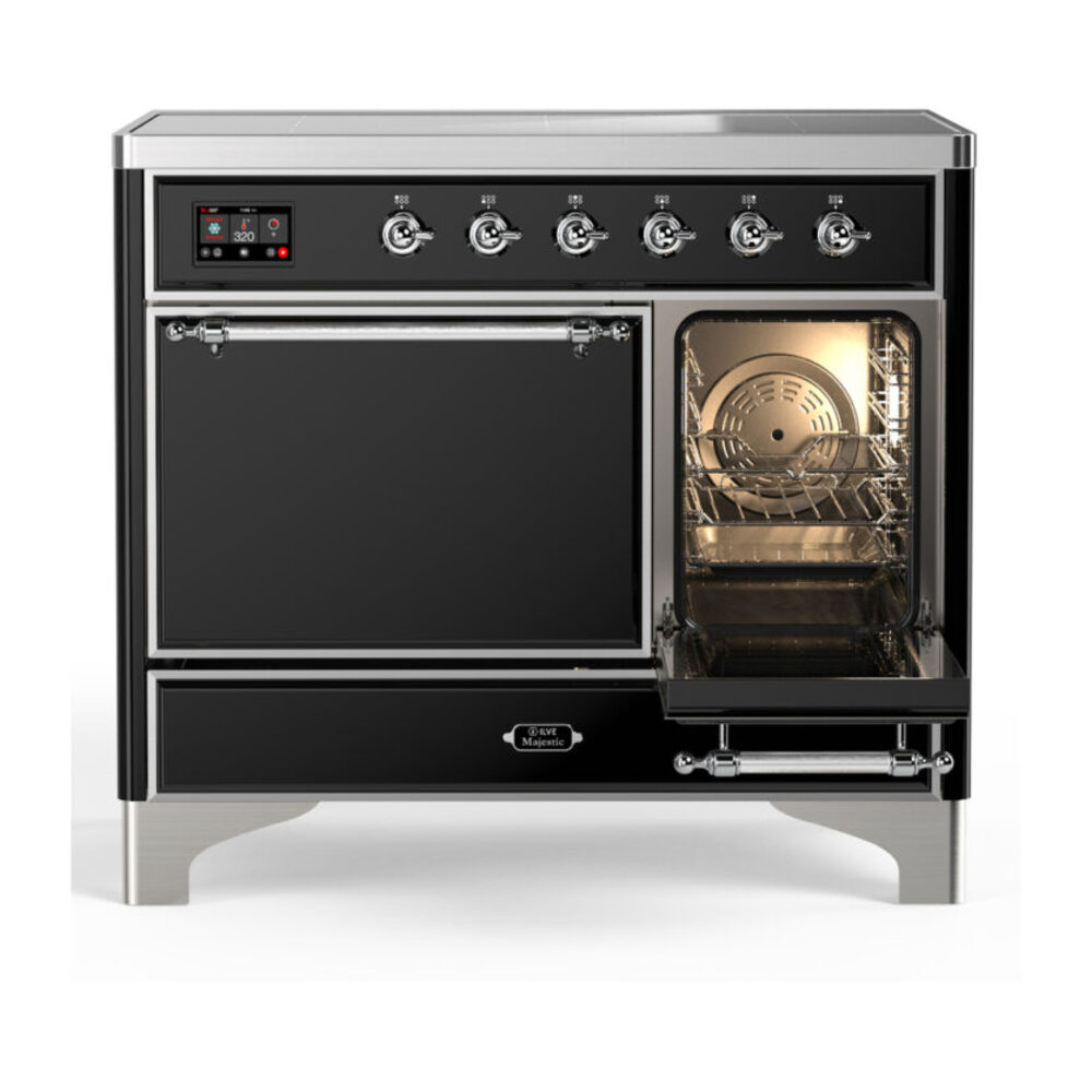 ILVE-UMDIB40QNR3BKC-Secondary Oven Open View