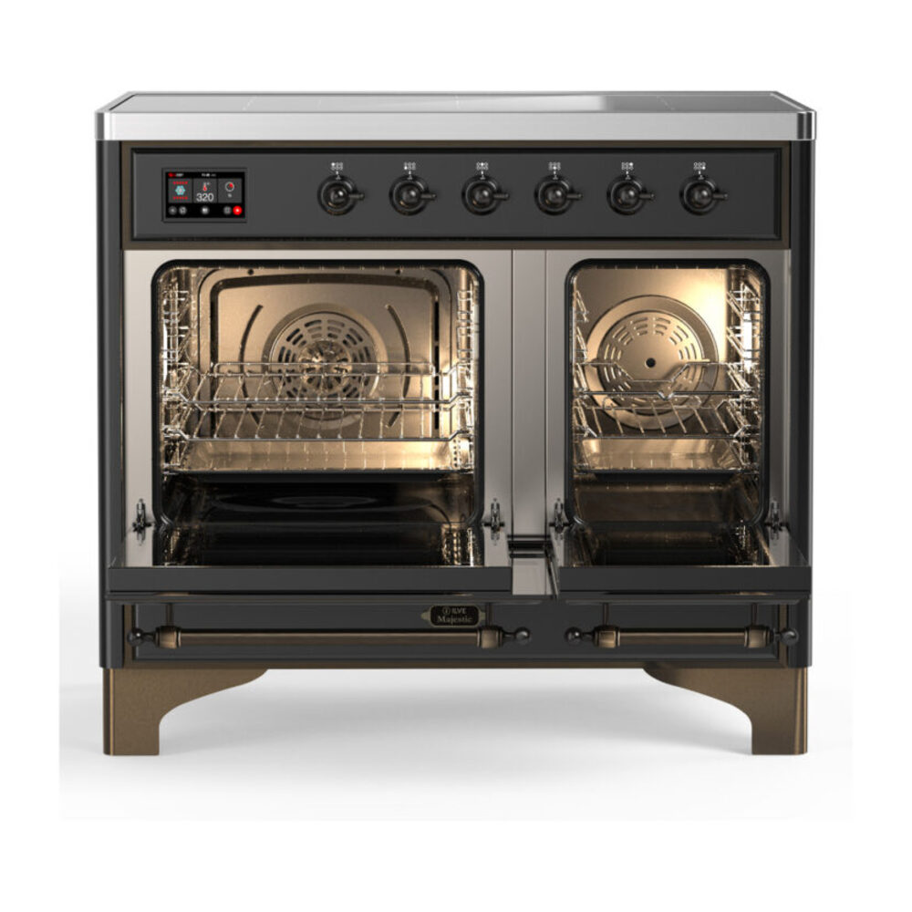 ILVE-UMDIB40QNR3MGB-Double Oven Open View