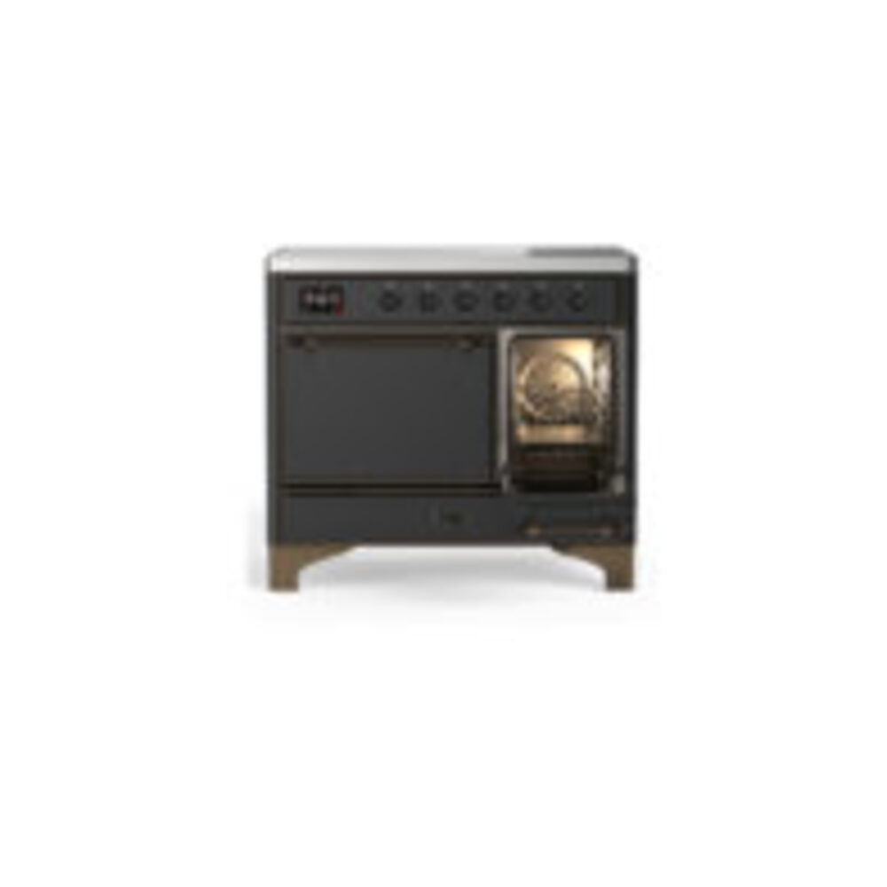 ILVE-UMDIB40QNR3MGB-Secondary Oven Open View