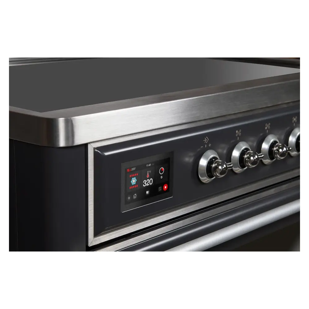 ILVE_UMI09NS3BKC_Majestic_II_36"_Induction_Range_controls