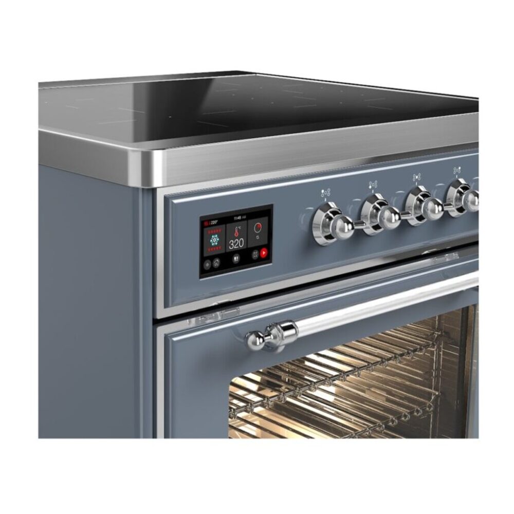 ILVE_UMI30NE3BGC_Majestic_II_36"_Induction_Range_controls