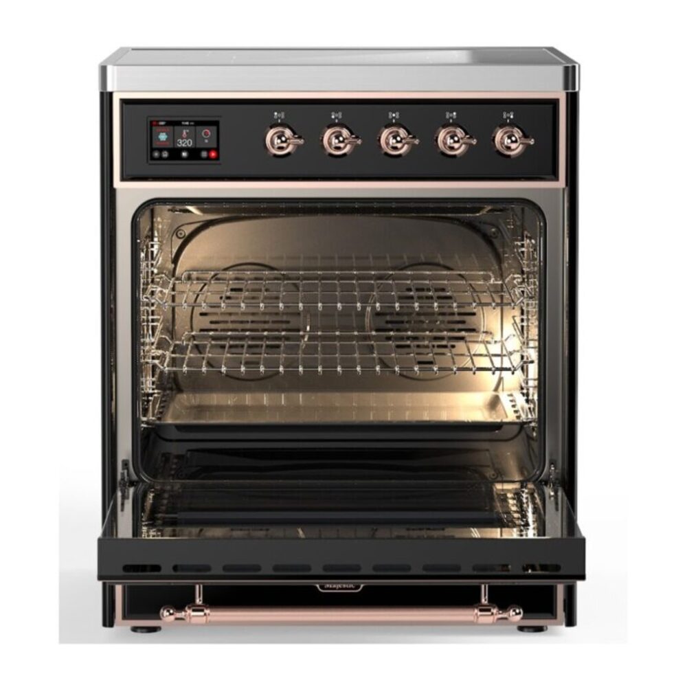 ILVE_UMI30NE3BKP_Majestic_II_30"_Induction_Range_Front_View