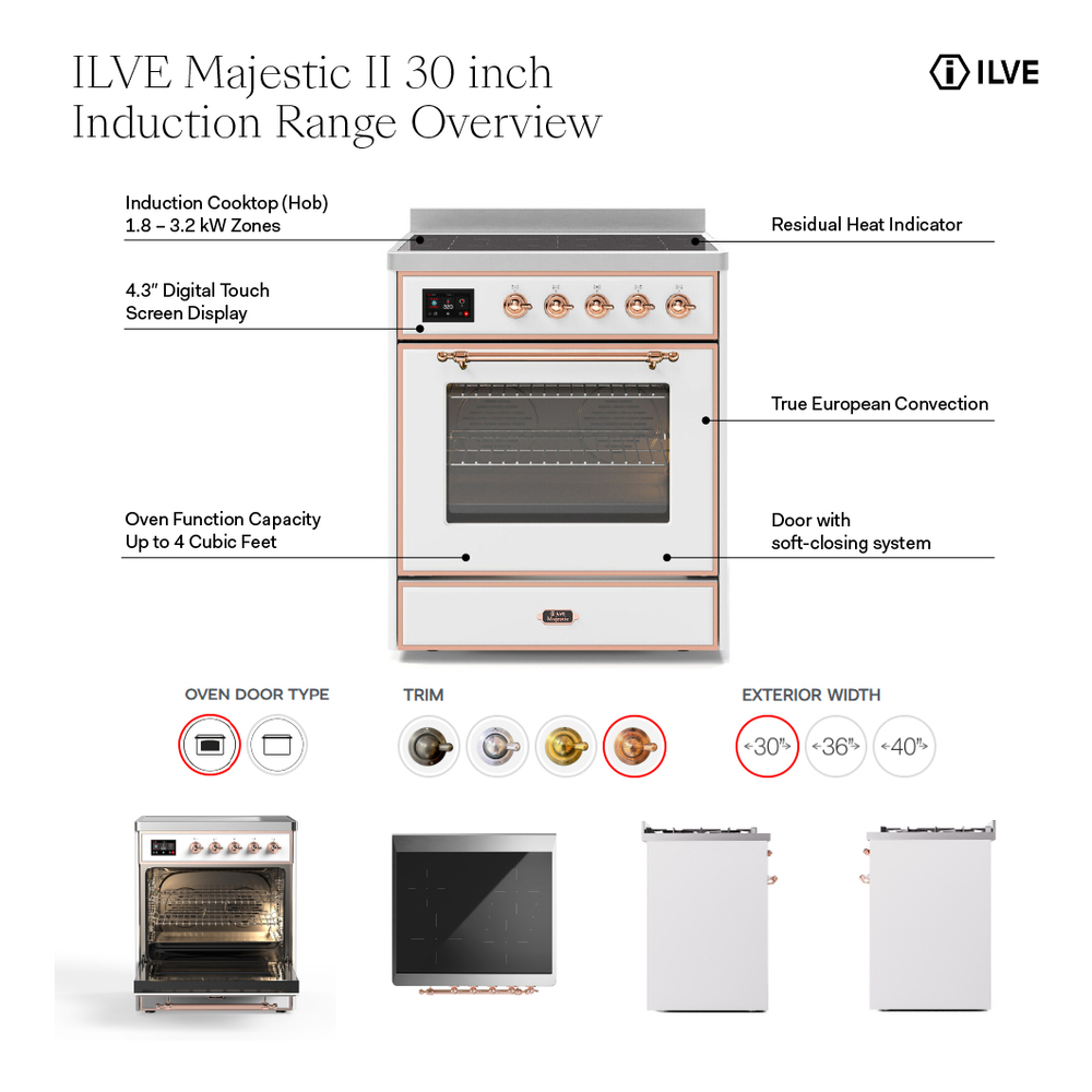 ILVE Majestic 30 inch Range Overview