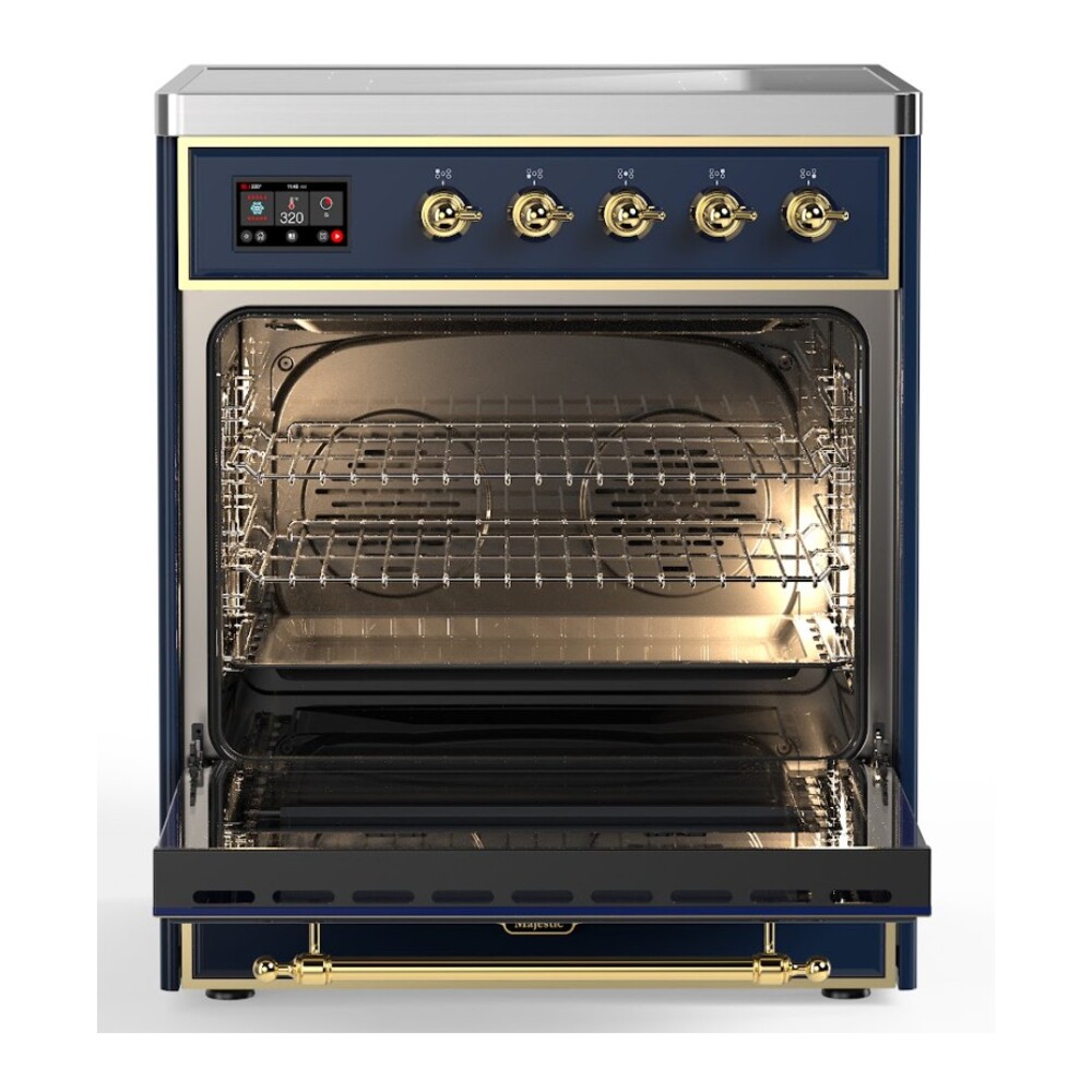 ILVE_UMI30NE3MBG_Majestic_II_30"_Induction_Range_Front_View
