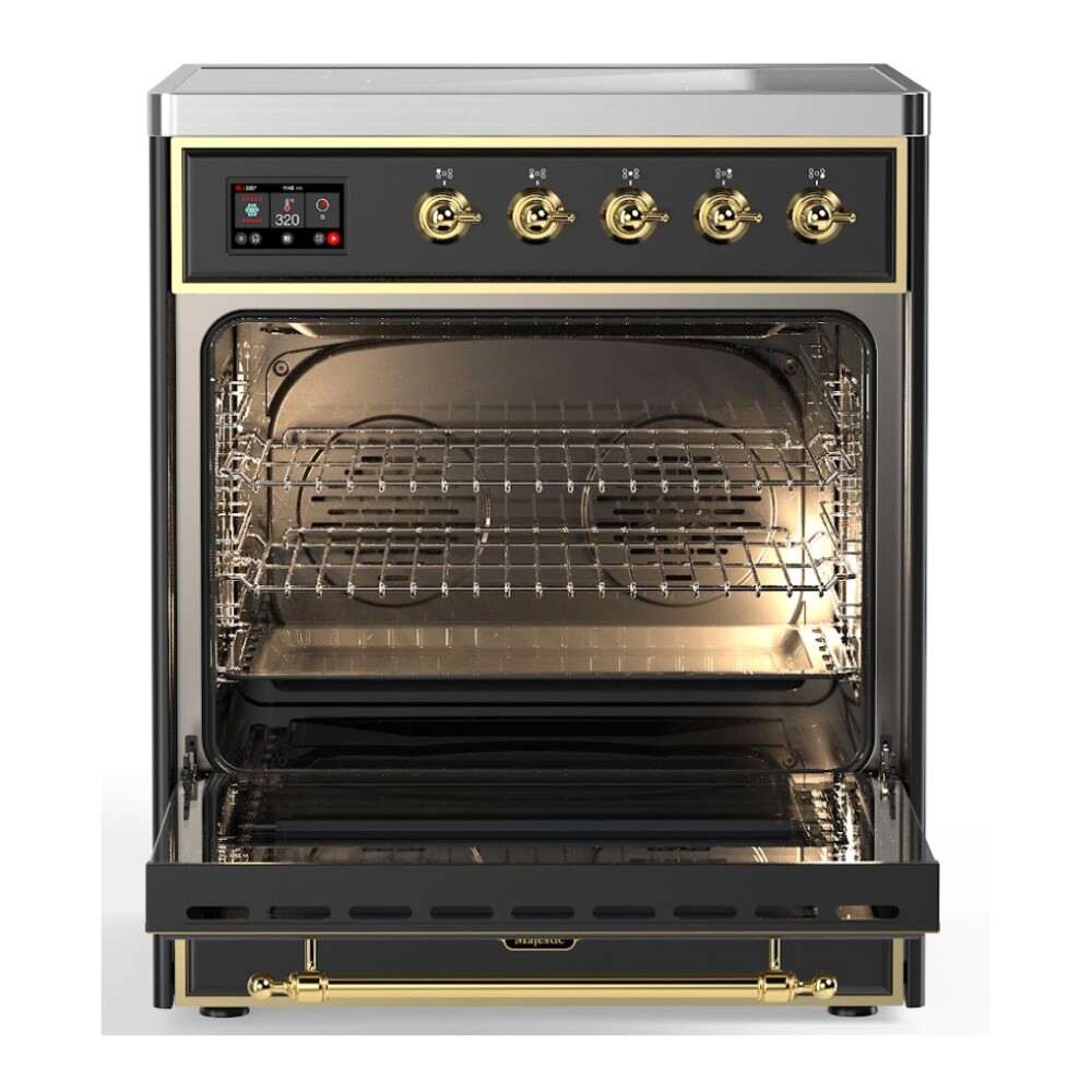 ILVE_UMI30NE3MGG_Majestic_II_30_Induction_Range_Front_View