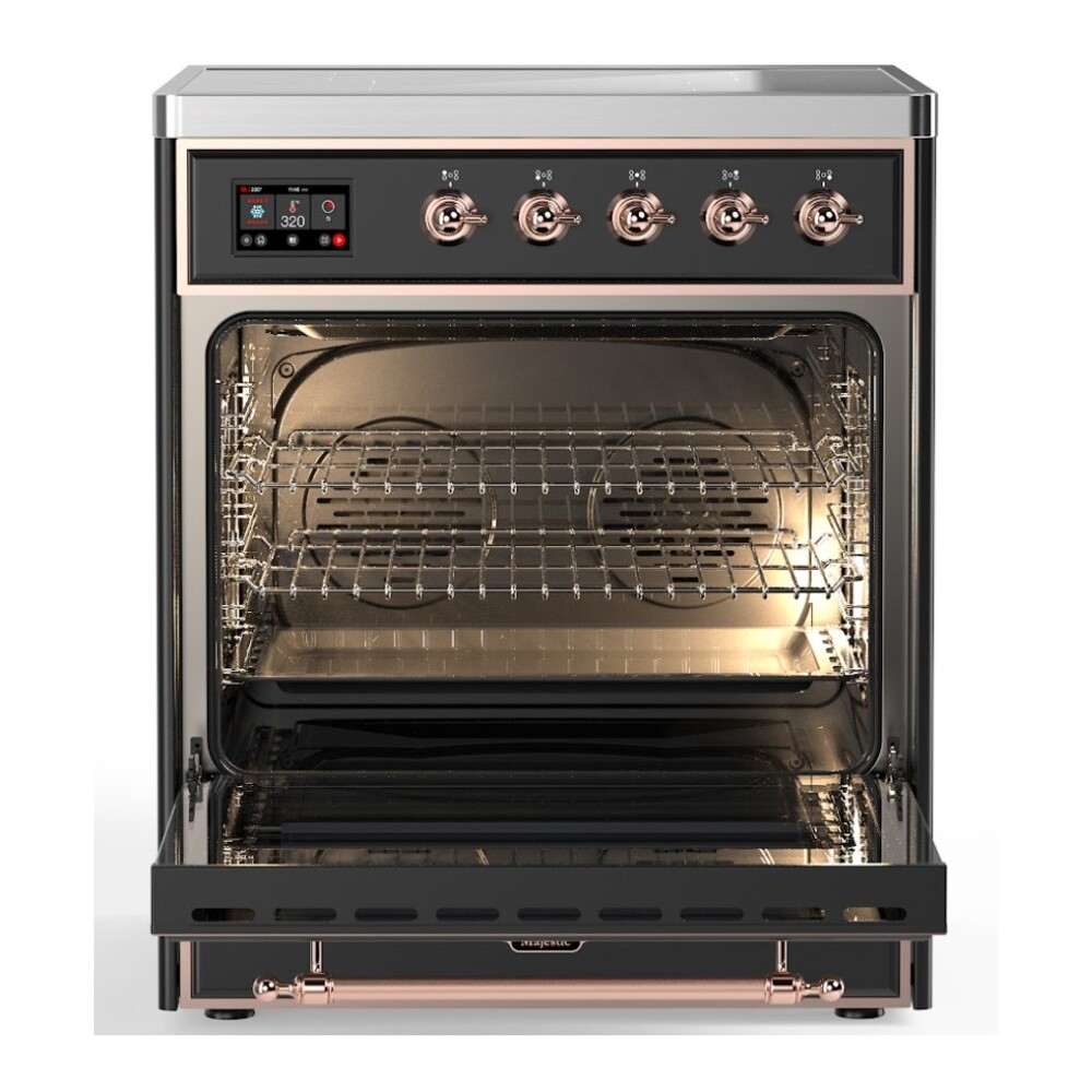 ILVE_UMI30NE3MGP_Majestic_II_30"_Induction_Range_Front_View