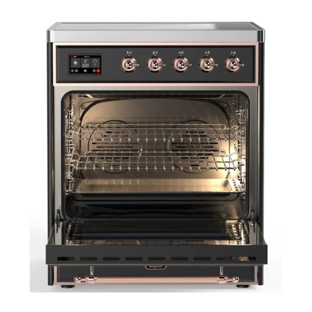 ILVE_UMI30NE3MGP_Majestic_II_30"_Induction_Range_Front_View