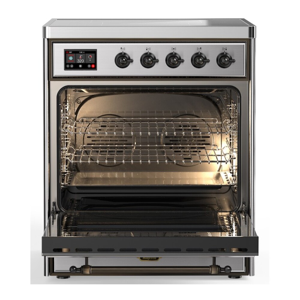 ILVE_UMI30NE3SSB_Majestic_II_30"_Induction_Range_Front_View