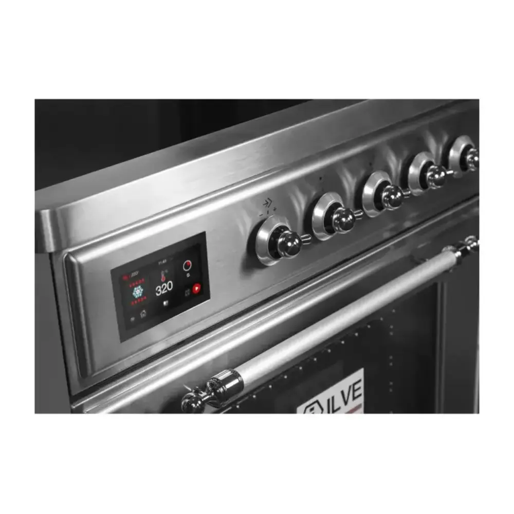 ILVE_UMI30NE3SSC_Majestic_II_36"_Induction_Range_controls