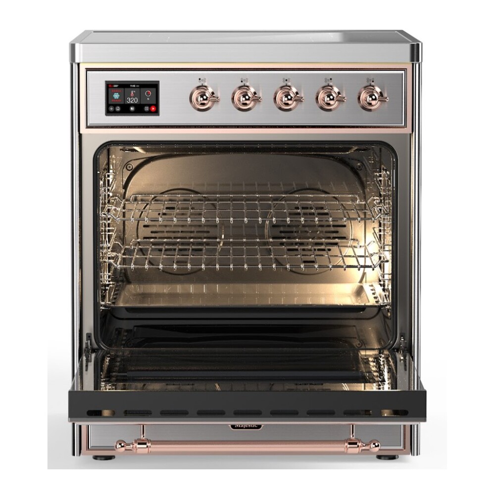 ILVE_UMI30NE3SSP_Majestic_II_30"_Induction_Range_Front_View