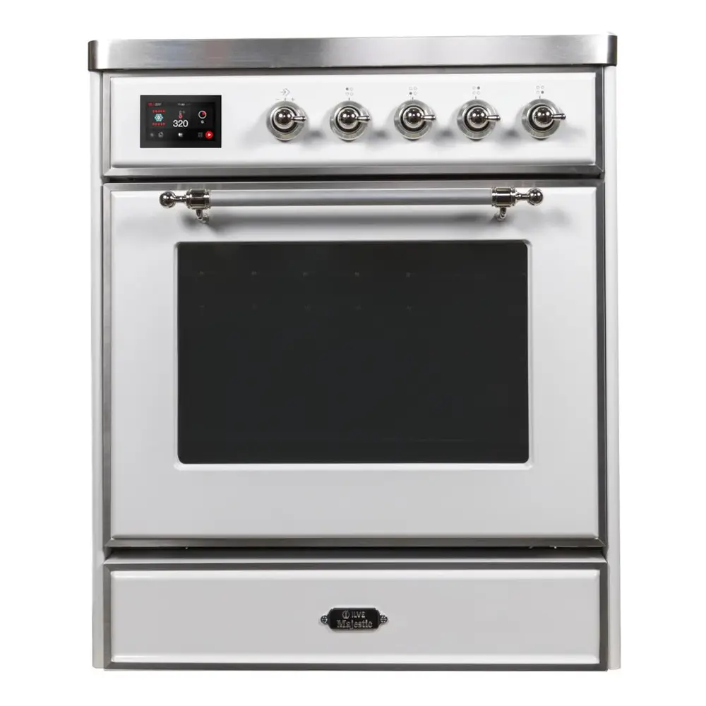 ILVE_UMI30NE3WHC_Majestic_II_30"_Induction_Range_front