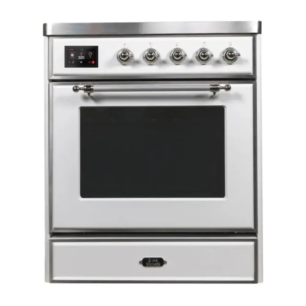 ILVE_UMI30NE3WHC_Majestic_II_30"_Induction_Range_front