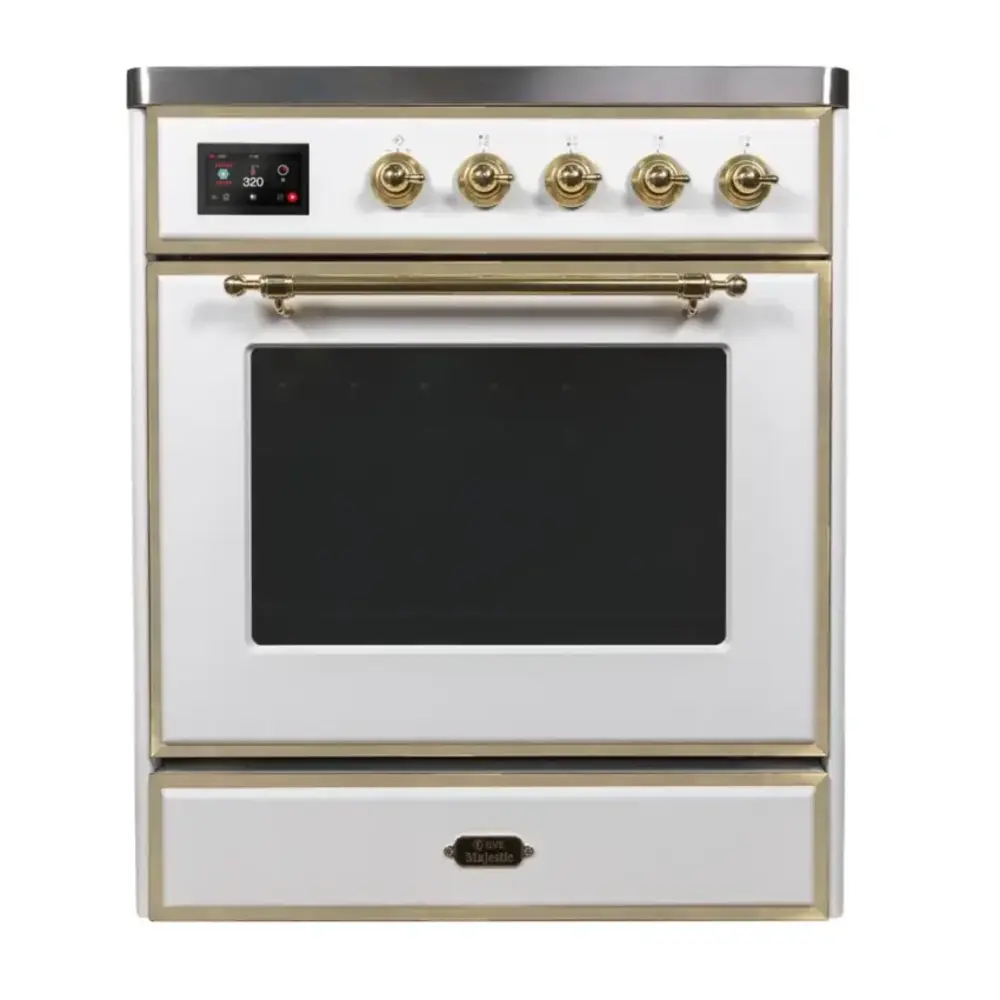 ILVE_UMI30NE3WHG_Majestic_II_30"_Induction_Range_front