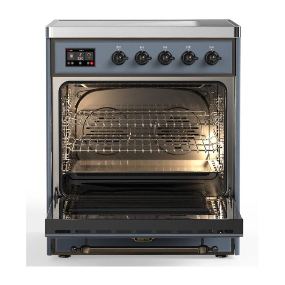 ILVE_UMI30QNE3BGB_Majestic_II_30"_Induction_Range_Front_View