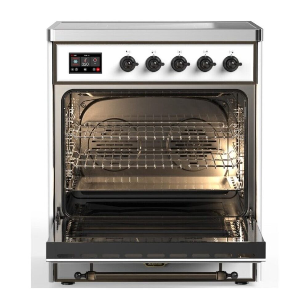 ILVE_UMI30QNE3RAB_Majestic_II_30"_Induction_Range_Front_View