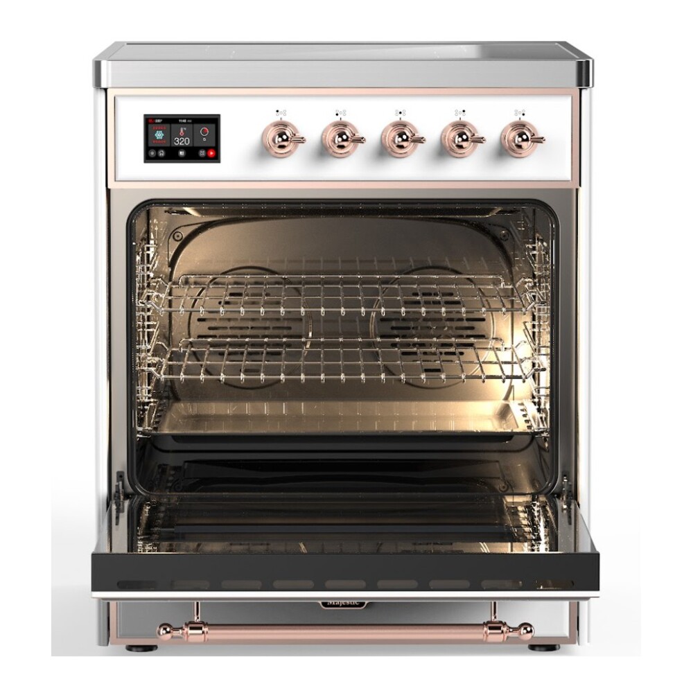 ILVE_UMI30QNE3RAP_Majestic_II_30"_Induction_Range_Front_View