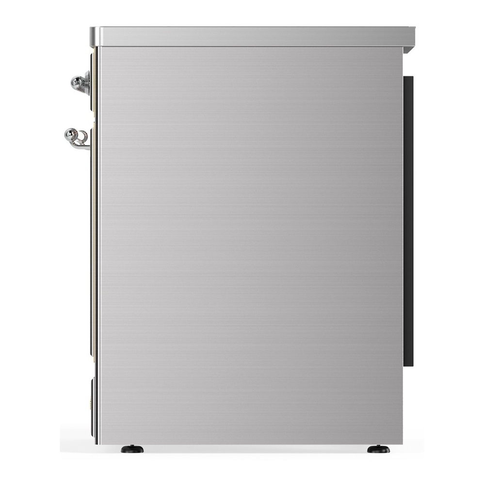 ILVE UMIB30NR3SSC Majestic III 30 inch Induction Range with 4 Elements, 4 cu. ft. Oven Capacity (Triple Glass Door, Stainless Steel, Chrome) 4 UMIB30NR3SSC-Right-Side