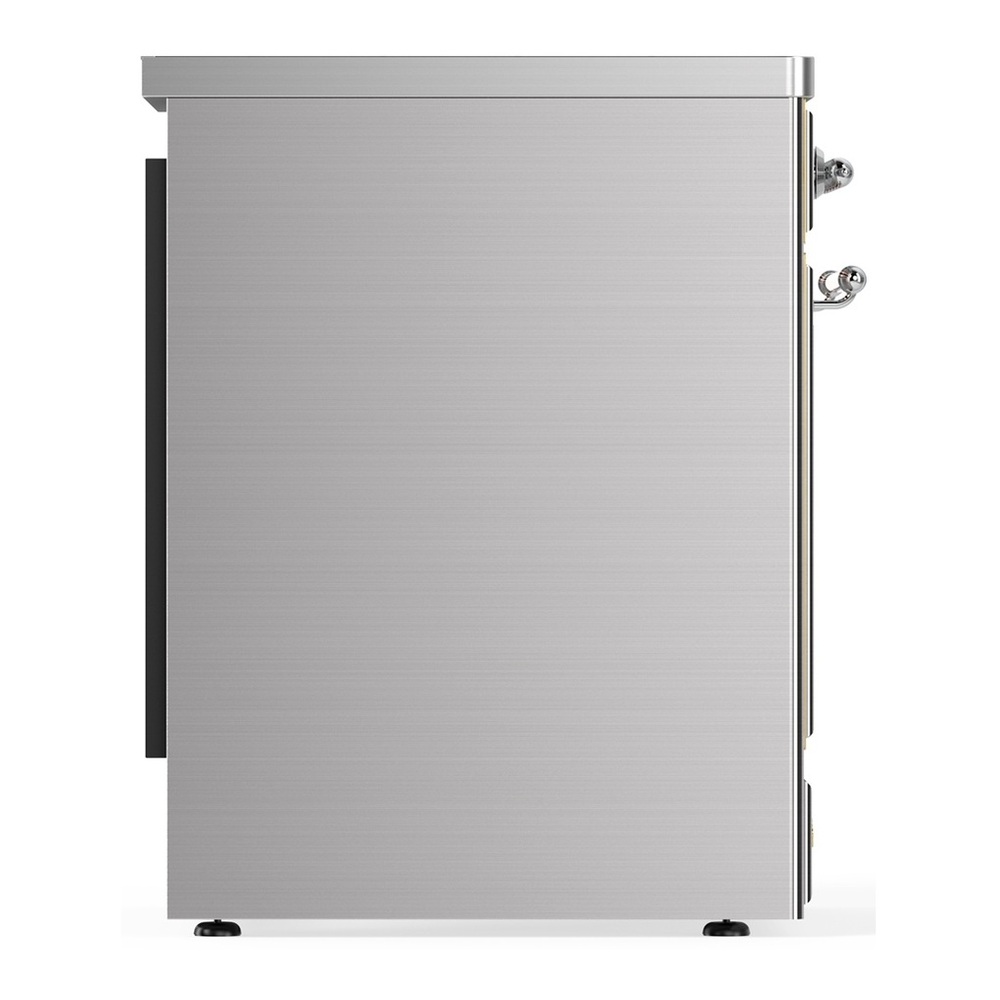 ILVE UMIB30NR3SSC Majestic III 30 inch Induction Range with 4 Elements, 4 cu. ft. Oven Capacity (Triple Glass Door, Stainless Steel, Chrome) 5 UMIB30NR3SSC-Left-Side