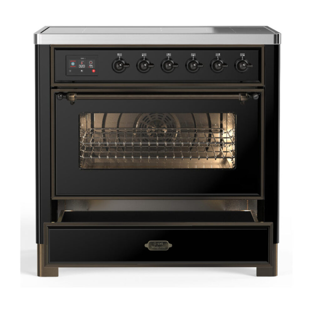 ILVE-UMIB36NR3BKB-Drawer Open View