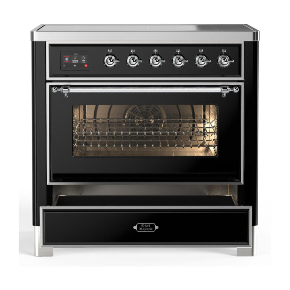 ILVE-UMIB36NR3BKC-Drawer Open View
