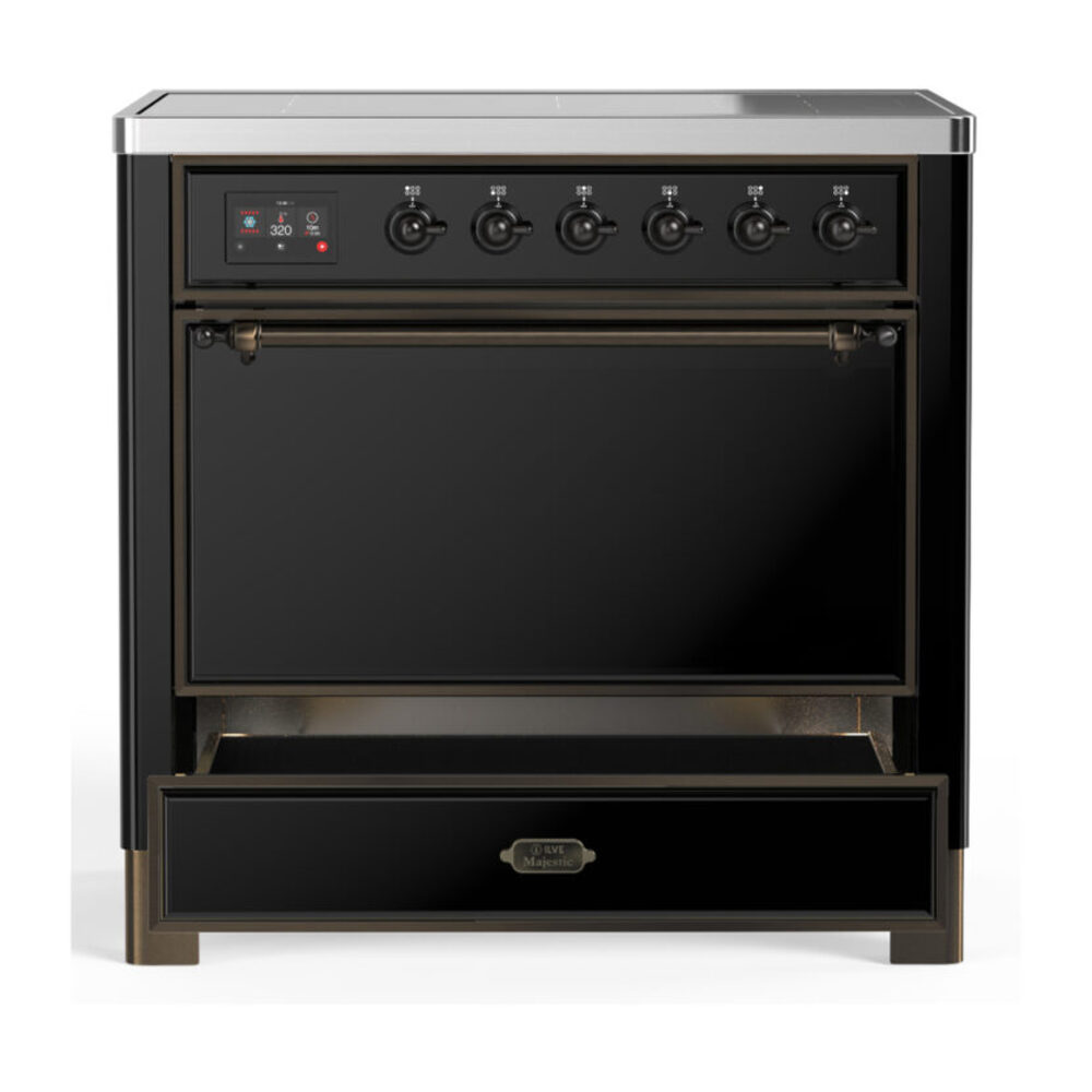 ILVE-UMIB36QNR3BKB-Drawer Open View