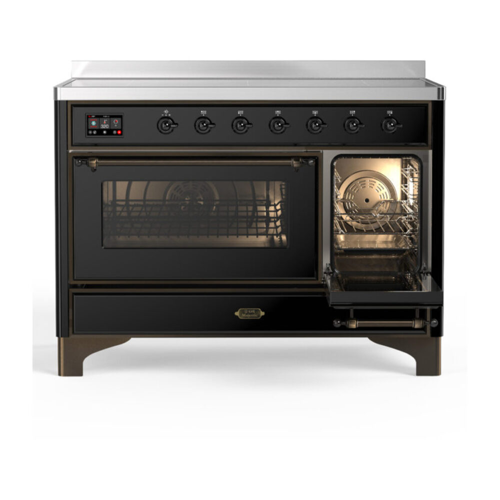 ILVE-UMIB48NR3BKB-Secondary Oven Open View