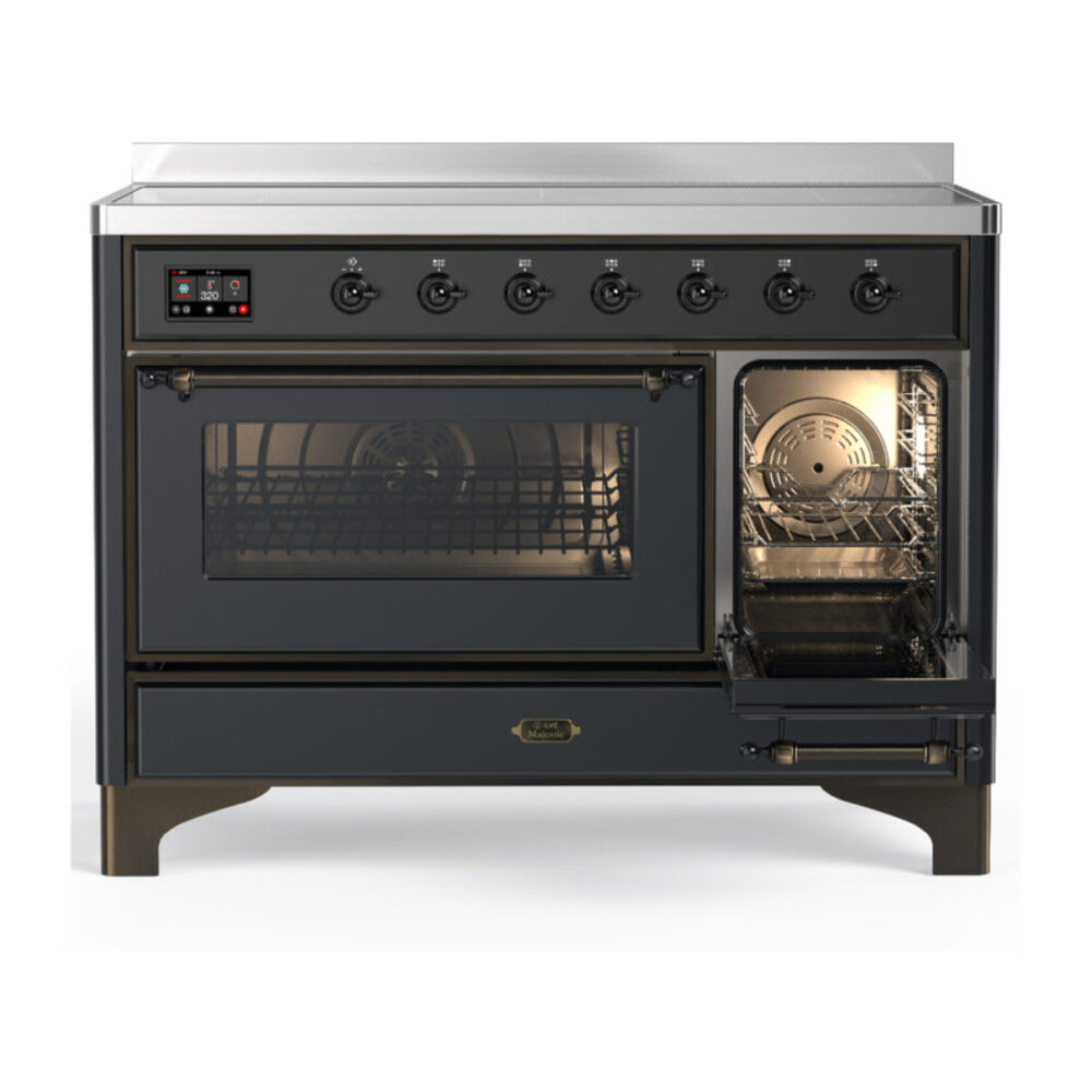 ILVE-UMIB48NR3MGB-Secondary Oven Open View