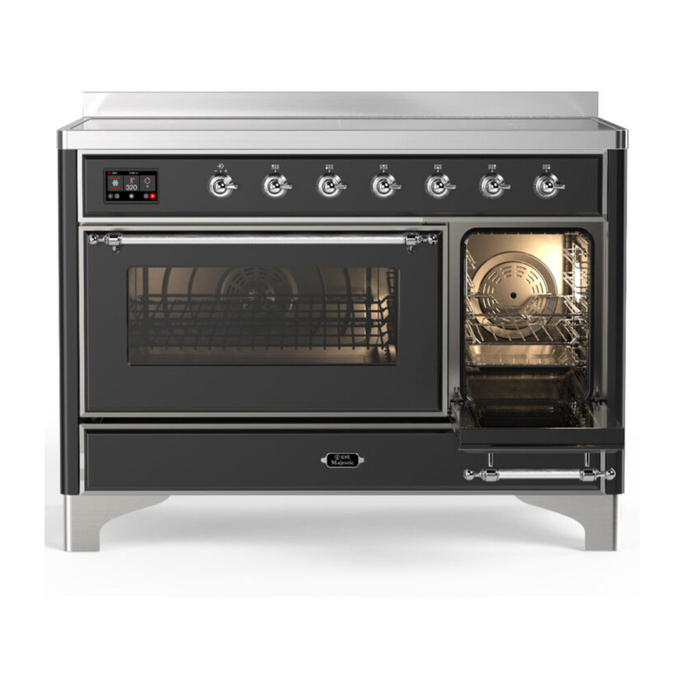 ILVE-UMIB48NR3MGC-Secondary Oven Open View