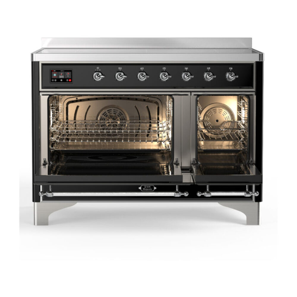 ILVE-UMIB48QNR3BKC-Double Oven Open View