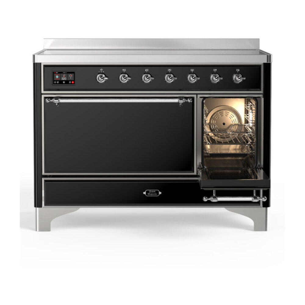 ILVE-UMIB48QNR3BKC-Secondary Oven Open View