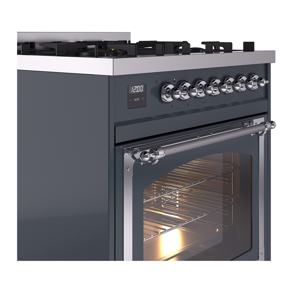 ILVE_UN30NMPBGCLP_Nostalgie_II_30"_Dual_Fuel_Range_details