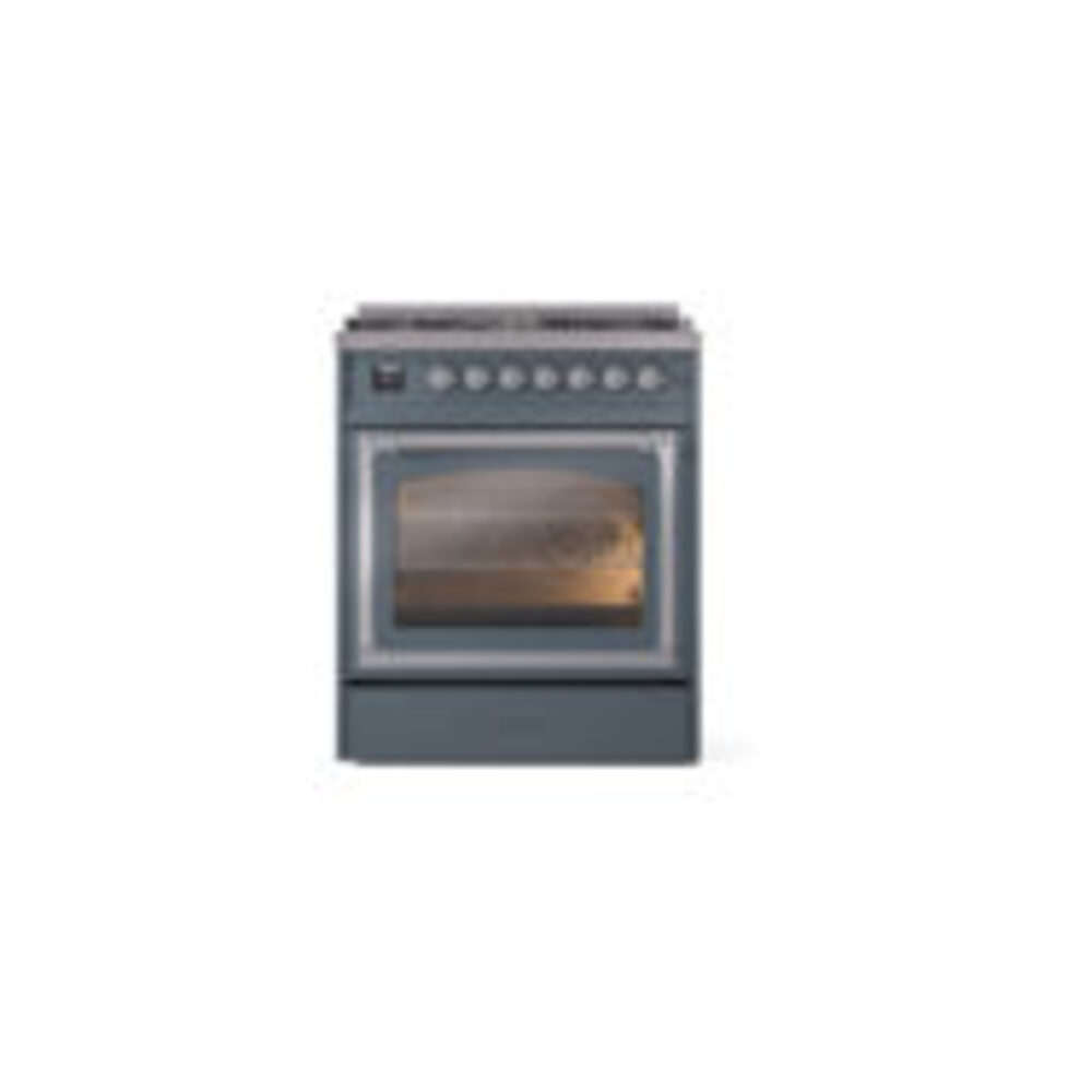 ILVE_UN30NMPBGC_Nostalgie_II_30"_Dual_Fuel_Range_front_view