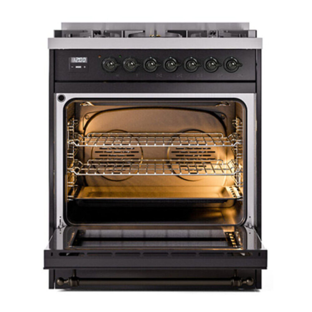 ILVE UN30NMP Nostalgie II Noblesse 30 inch Dual Fuel Range with 5 Burners
