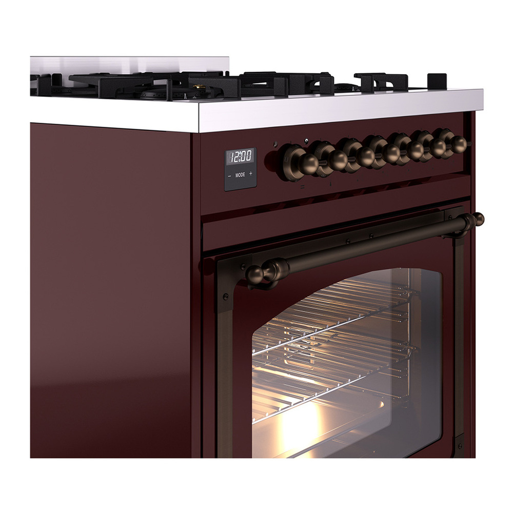 ILVE_UN30NMPBUB_Nostalgie_II_30"_Dual_Fuel_Range_details
