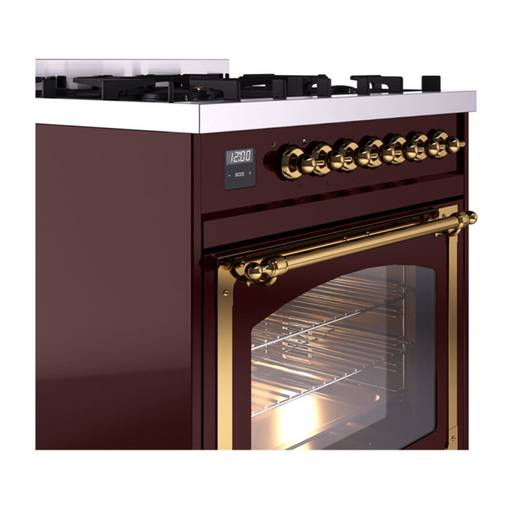 ILVE_UN30NMPBUG_Nostalgie_II_30"_Dual_Fuel_Range_details