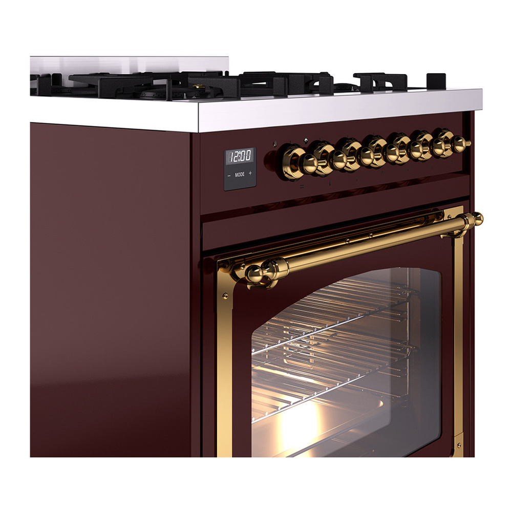 ILVE_UN30NMPBUG_Nostalgie_II_30"_Dual_Fuel_Range_details