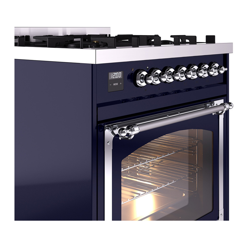 ILVE_UN30NMPMBCLP_Nostalgie_II_30"_Dual_Fuel_Range_details