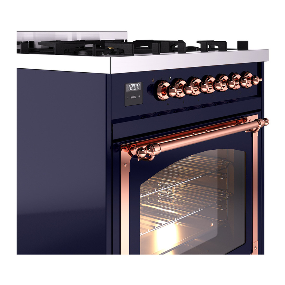 ILVE_UN30NMPMBPLP_Nostalgie_II_30"_Dual_Fuel_Range_details