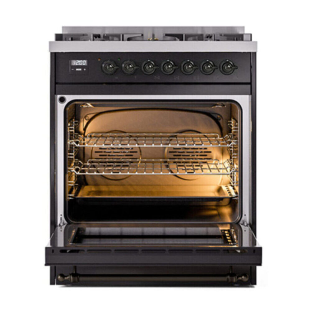 ILVE UN30NMP Nostalgie II Noblesse 30 inch Dual Fuel Range with 5 Burners
